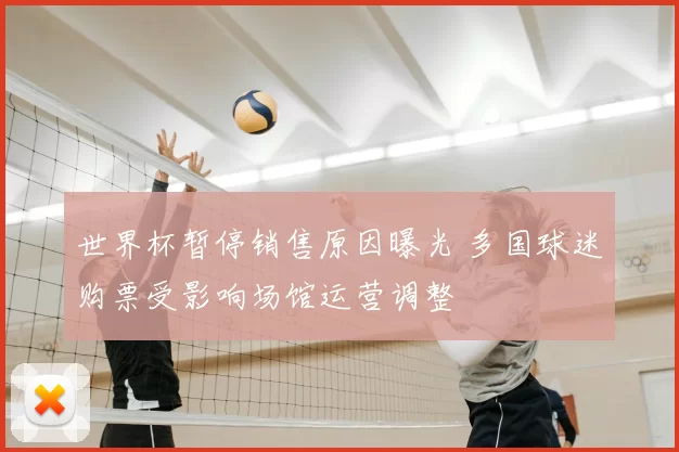 世界杯暂停销售原因曝光 多国球迷购票受影响场馆运营调整